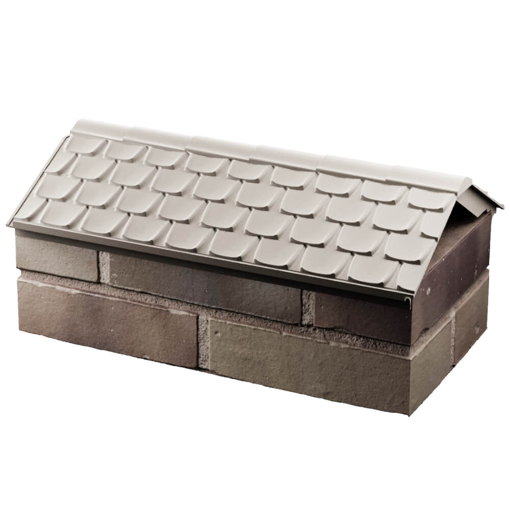 Парапет Zking Эльбрус Бежевый с посадкой на 1 кирпич (255мм) в Кургане фото