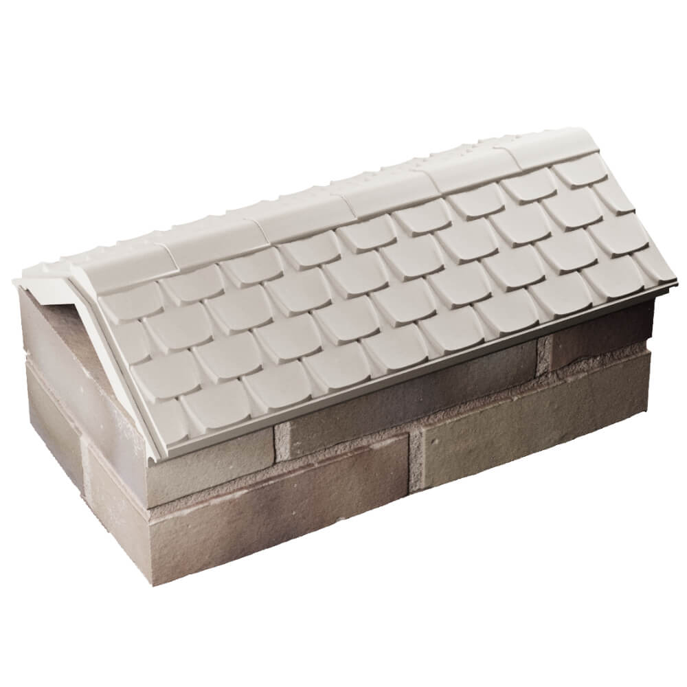 Парапет Zking Эльбрус Бежевый с посадкой на 1 кирпич (255мм) в Кургане фото