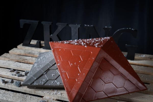 Колпак Zking Эверест Красный на столб 1.5х1.5 кирпича (390х390мм) в Кургане фото