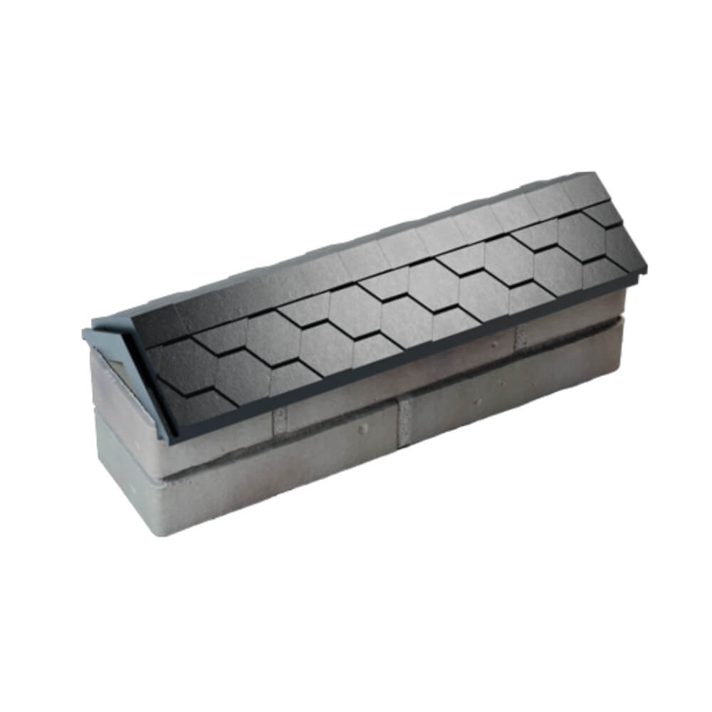 Парапет Zking Эверест Черный с посадкой на 0.5 кирпича (130мм) в Кургане фото