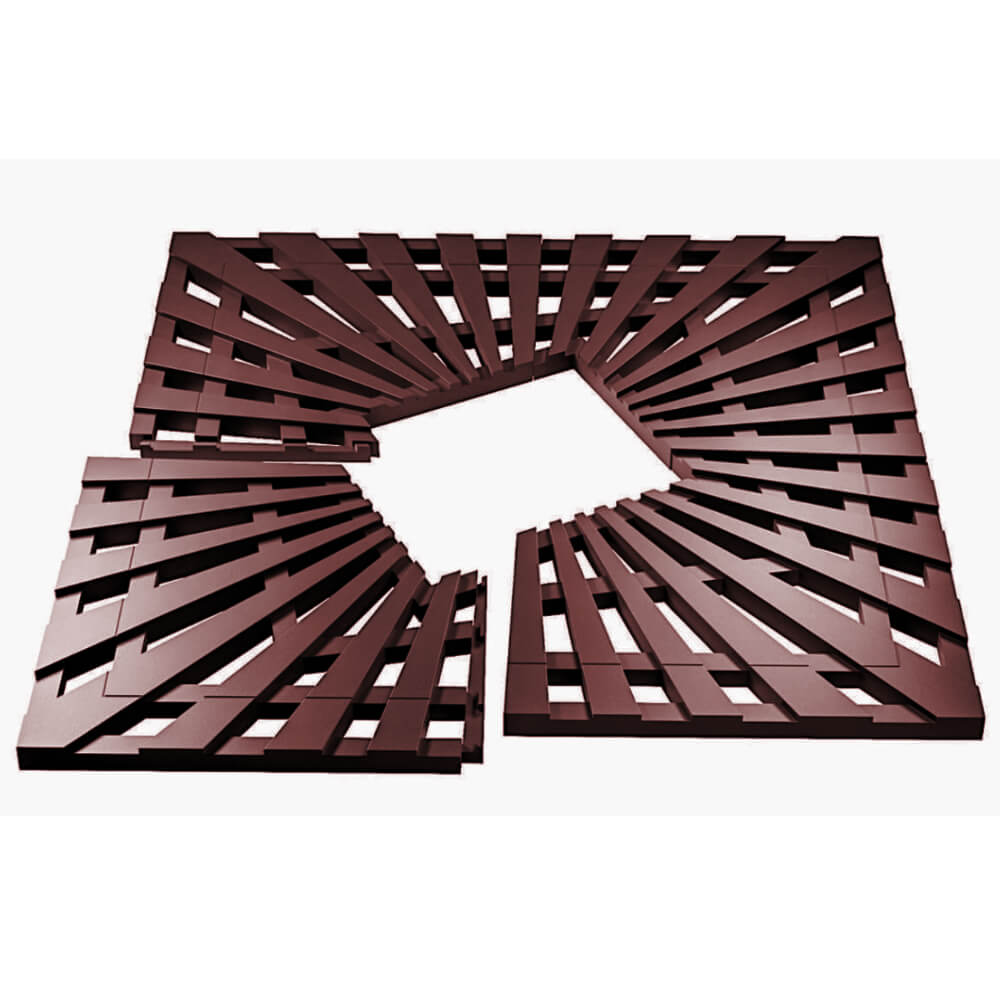 Приствольная решетка для дерева ZKING ATMOSPHERE 1.2х1.2м Коричневая в Кургане фото