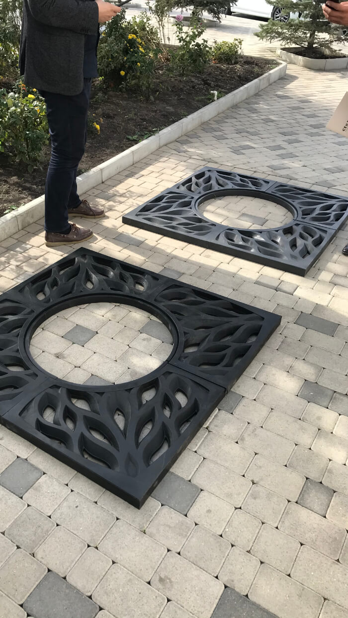 Приствольная решетка для дерева ZKING CRUST 1.2х1.2м Черная в Кургане фото