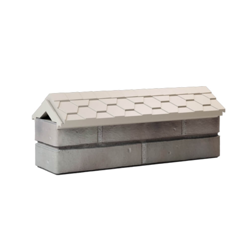 Парапет Zking Эверест Бежевый с посадкой на 0.5 кирпича (130мм) Курган фото