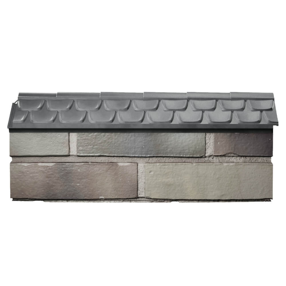 Парапет Zking Эльбрус Серый с посадкой на 0.5 кирпича (130мм) в Кургане фото