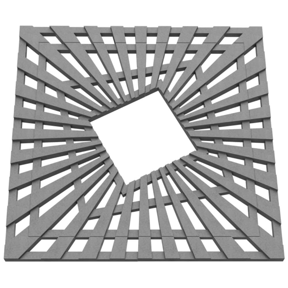 Приствольная решетка для дерева ZKING ATMOSPHERE 1.2х1.2м Серая в Кургане фото