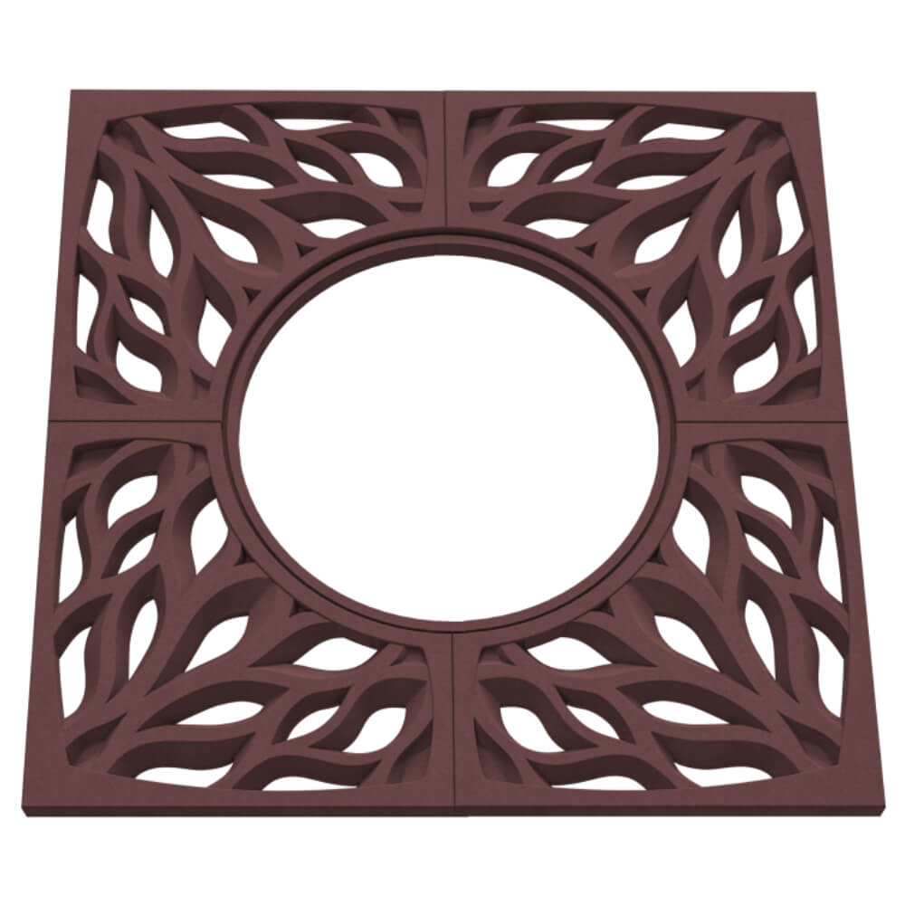 Приствольная решетка для дерева ZKING CRUST 1.2х1.2м Коричневая в Кургане фото