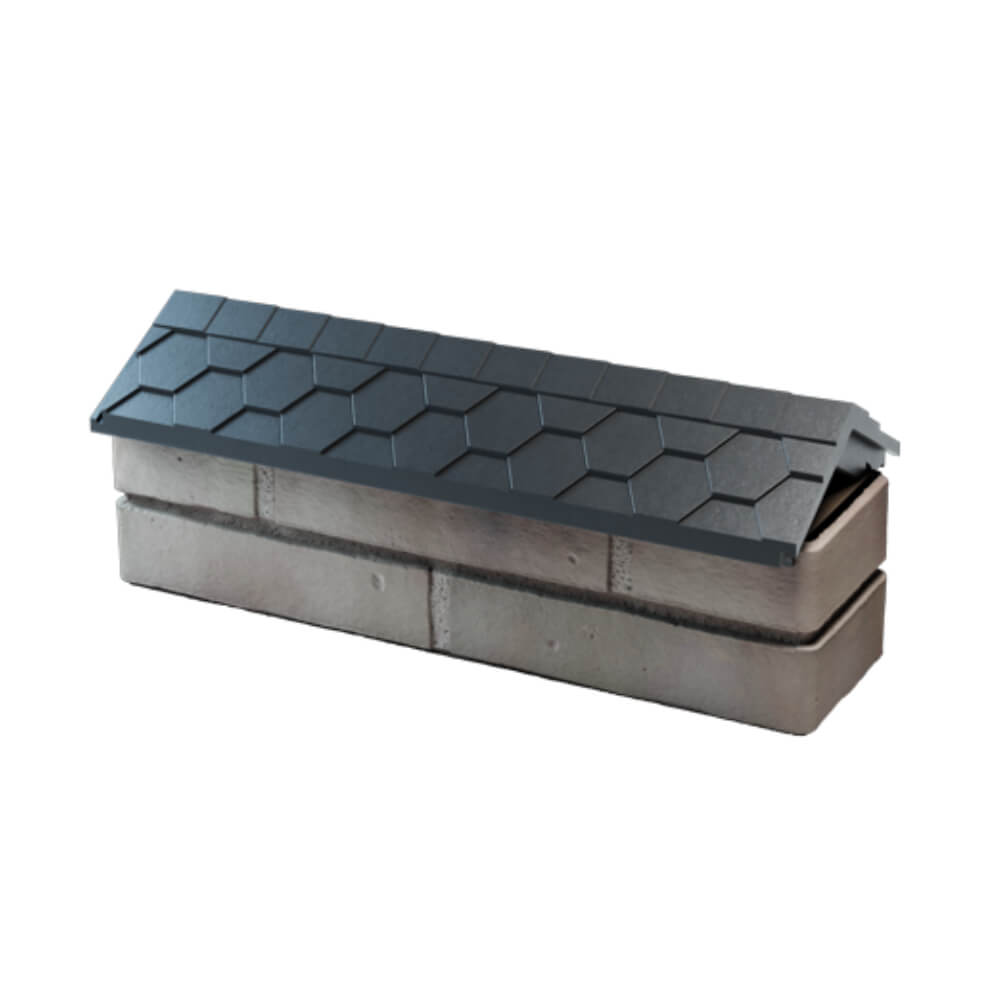 Парапет Zking Эверест Серый с посадкой на 0.5 кирпича (130мм) в Кургане фото