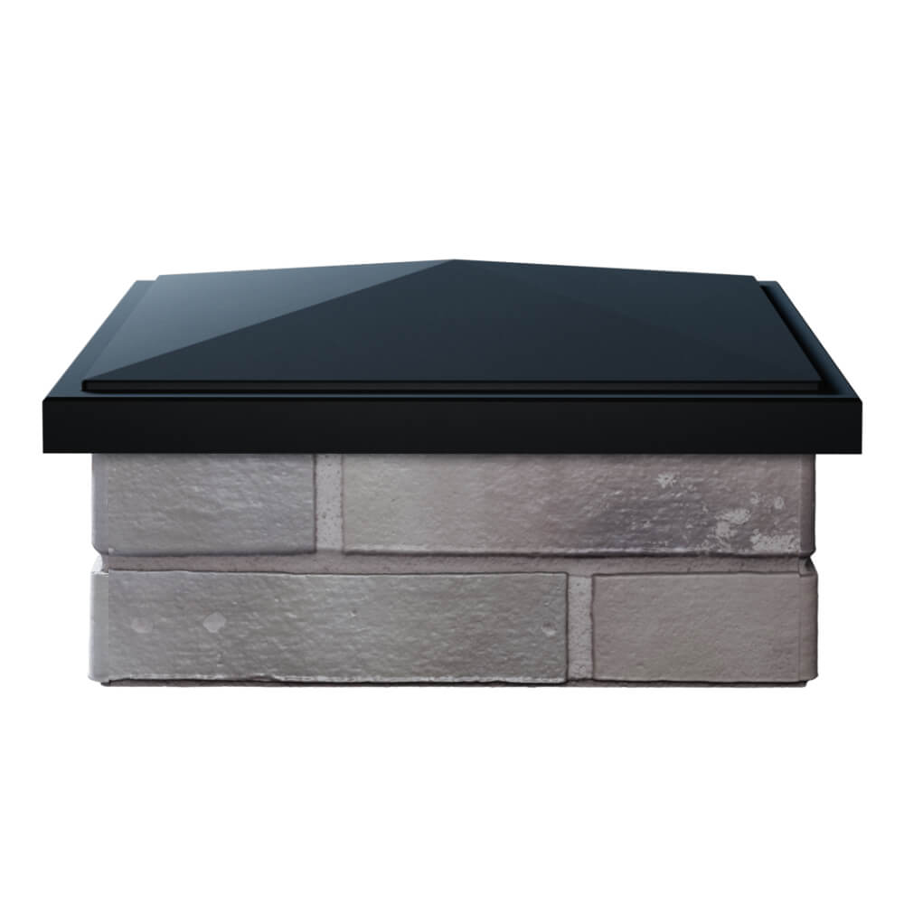 Колпак Zking БонаМоно Черный на столб 1.5х1.5 кирпича (385х385, 400х400мм) Курган фото