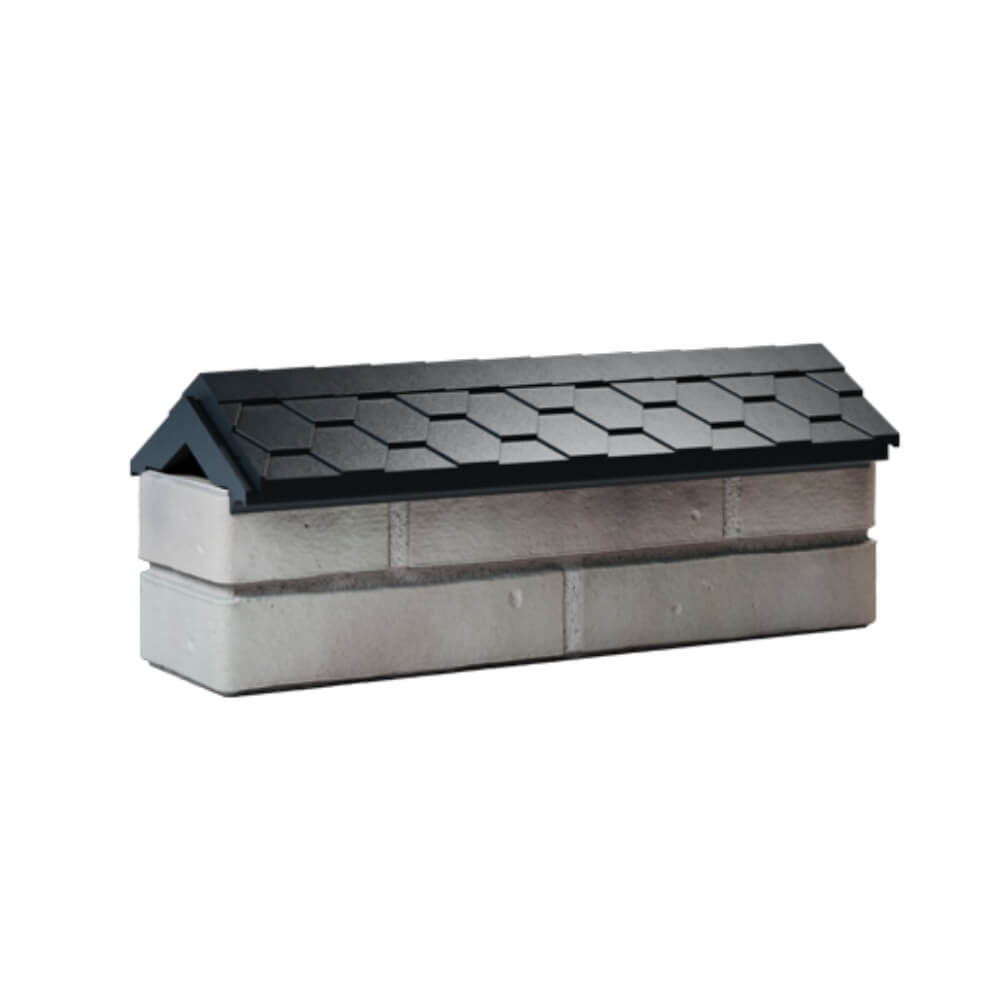 Парапет Zking Эверест Черный с посадкой на 0.5 кирпича (130мм) Курган фото