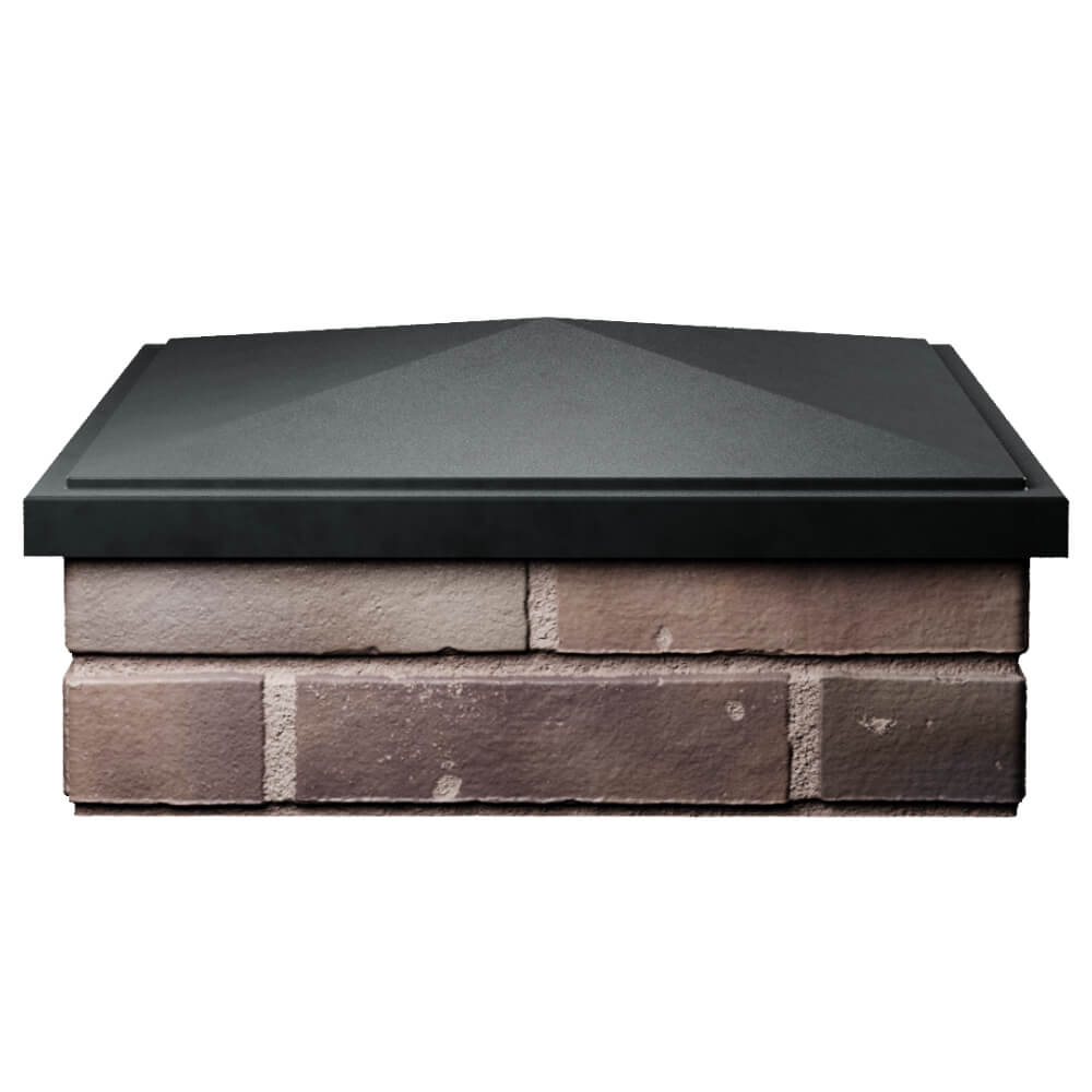 Колпак Zking БонаМоно Черный на столб 2х2 кирпича (515х515, 530х530мм) Курган фото