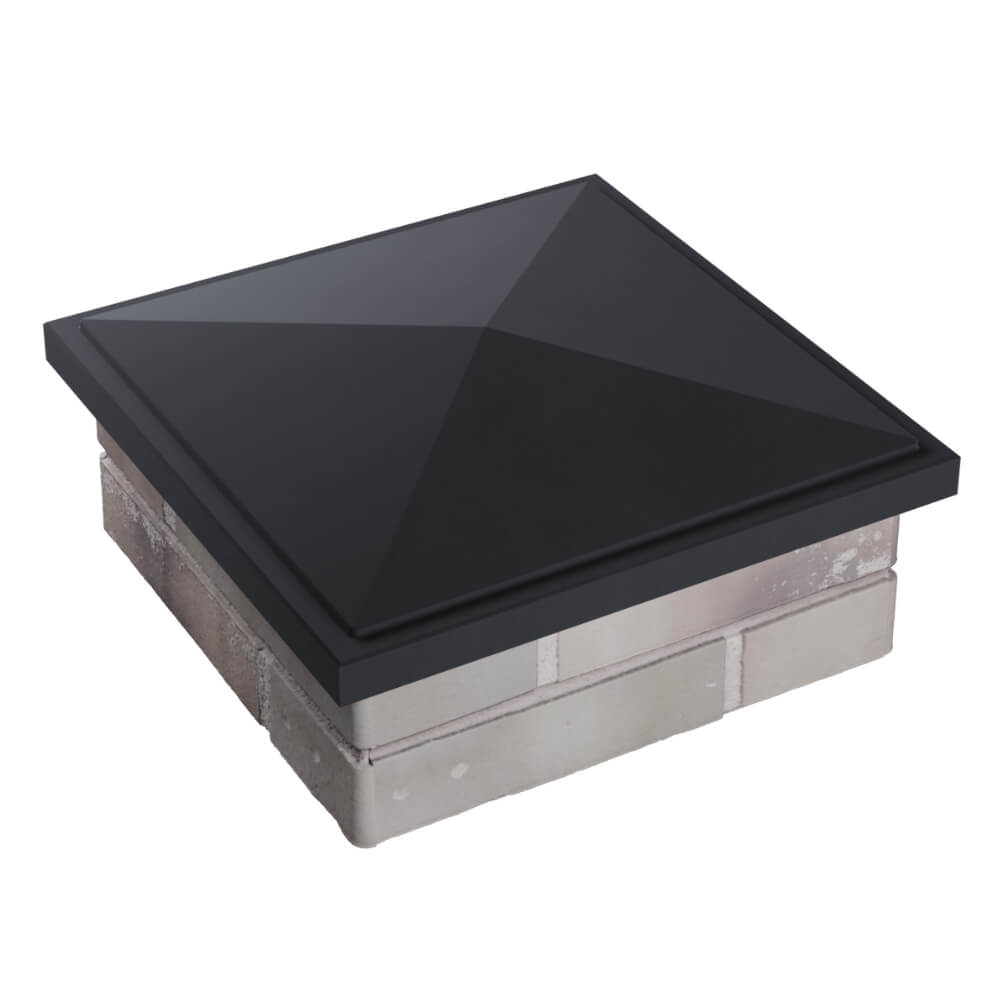 Колпак Zking БонаМоно Серый на столб 1.5х1.5 кирпича (385х385, 400х400мм) в Кургане фото