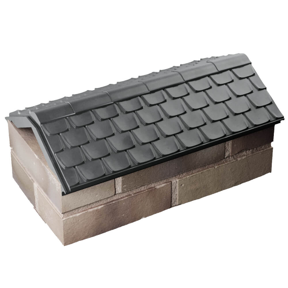 Парапет Zking Эльбрус Серый с посадкой на 1 кирпич (255мм) в Кургане фото