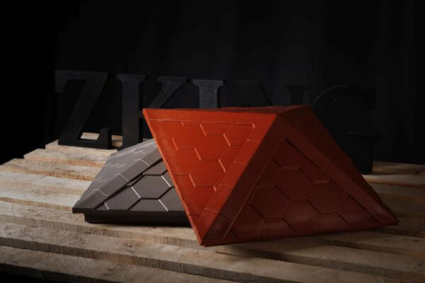 Колпак Zking Эверест Красный на столб 1.5х1.5 кирпича (390х390мм) в Кургане фото