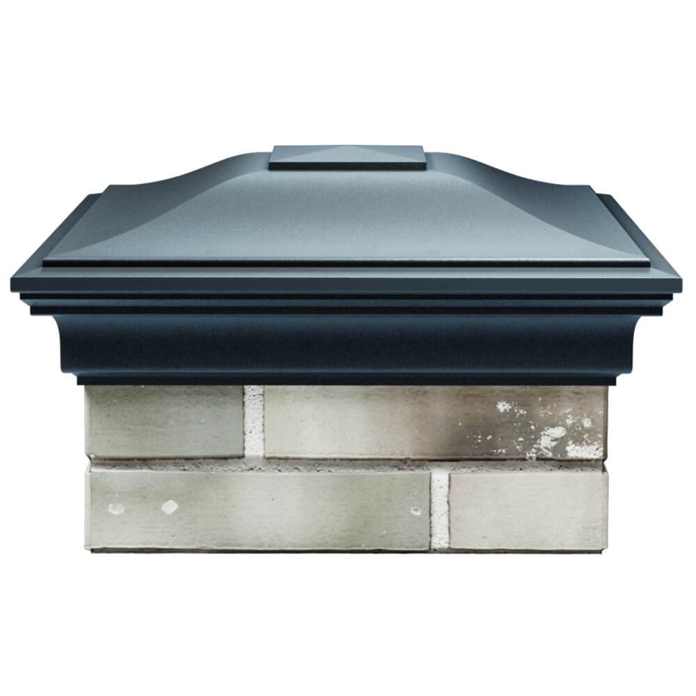 Колпак Zking Монблан Серый на столб 1.5х1.5 кирпича (385х385мм) Курган фото