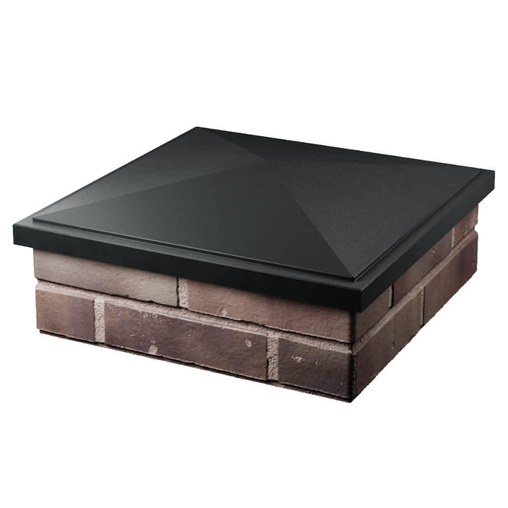 Колпак Zking БонаМоно Черный на столб 2х2 кирпича (515х515, 530х530мм) в Кургане фото