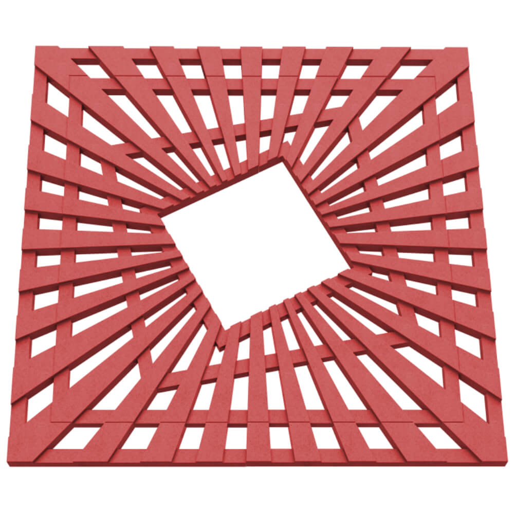 Приствольная решетка для дерева ZKING ATMOSPHERE 1.2х1.2м Красная в Кургане фото