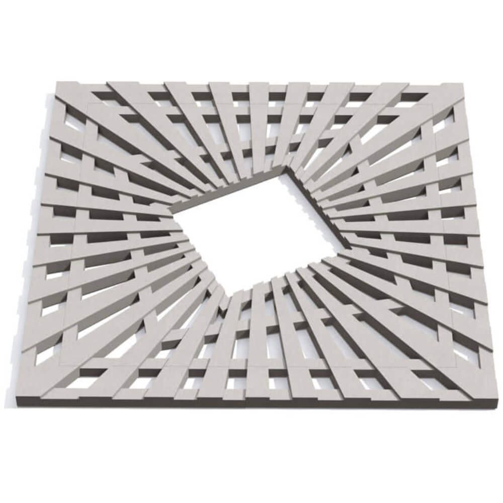 Приствольная решетка для дерева ZKING ATMOSPHERE 1.2х1.2м Бежевая Курган фото