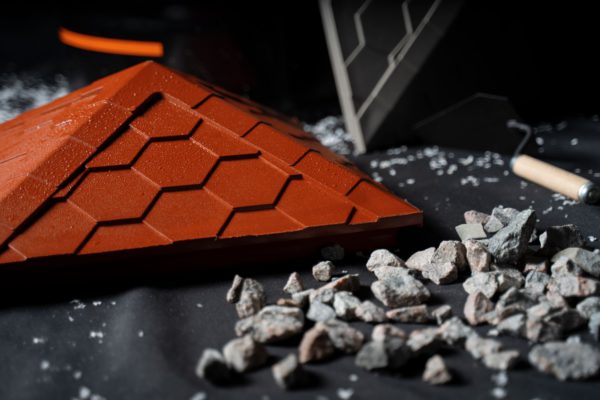 Колпак Zking Эверест Красный на столб 1.5х1.5 кирпича (390х390мм) в Кургане фото