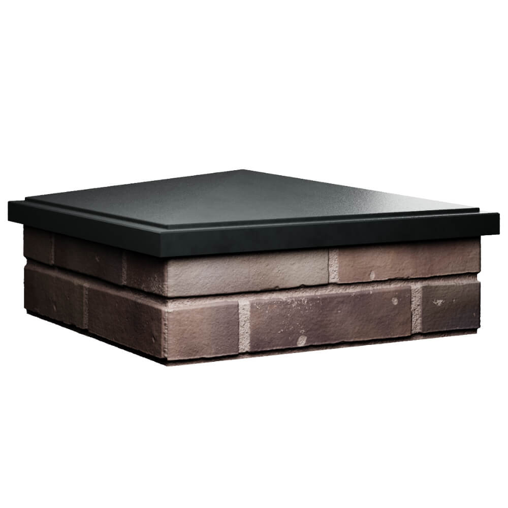 Колпак Zking БонаМоно Черный на столб 2х2 кирпича (515х515, 530х530мм) в Кургане фото