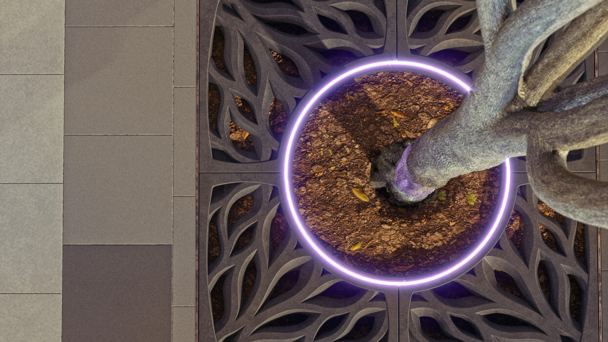 Приствольная решетка для дерева ZKING CRUST 1.2х1.2м Черная в Кургане фото