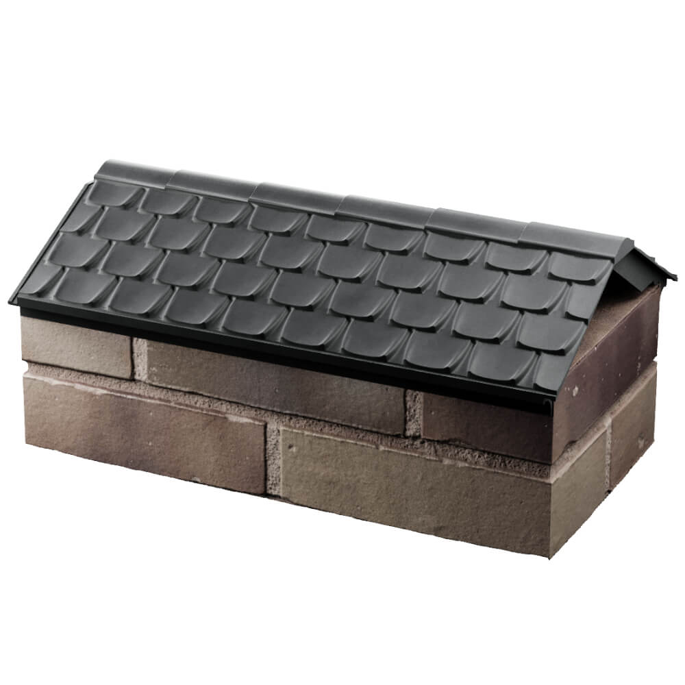 Парапет Zking Эльбрус Серый с посадкой на 1 кирпич (255мм) в Кургане фото