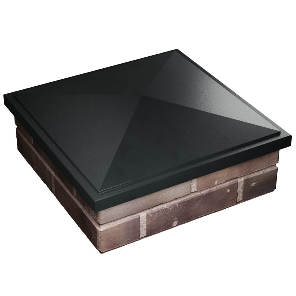 Колпак Zking БонаМоно Черный на столб 2х2 кирпича (515х515, 530х530мм) в Кургане фото