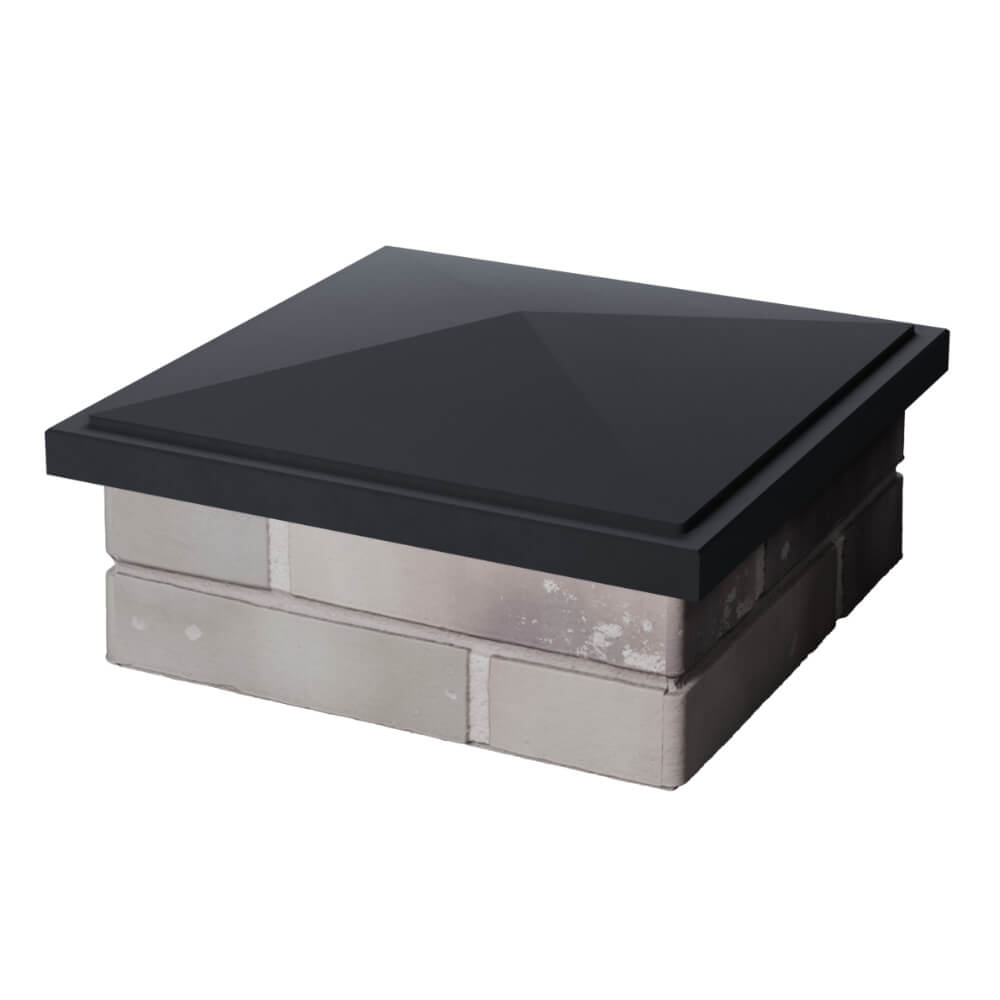 Колпак Zking БонаМоно Серый на столб 1.5х1.5 кирпича (385х385, 400х400мм) в Кургане фото