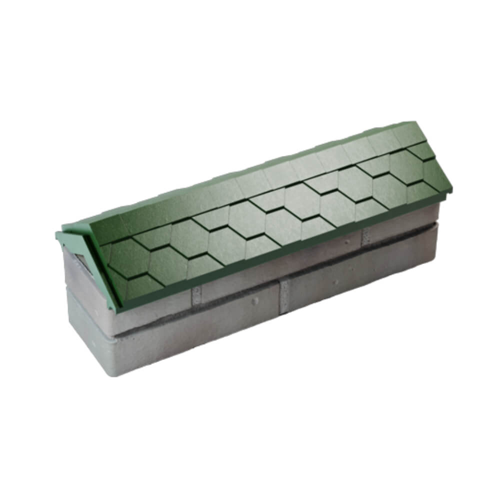 Парапет Zking Эверест Зеленый с посадкой на 0.5 кирпича (130мм) в Кургане фото