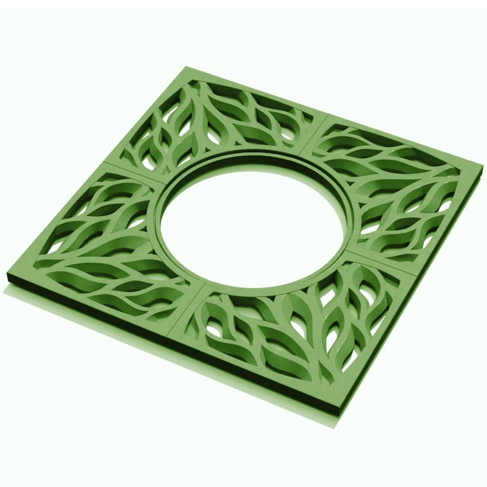 Приствольная решетка для дерева ZKING CRUST 1.2х1.2м Зеленая в Кургане фото