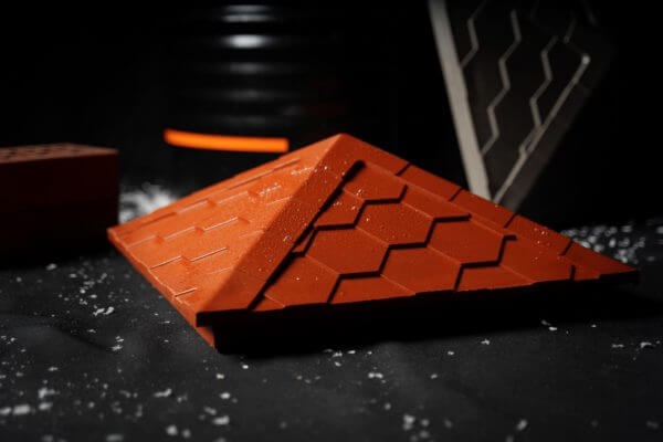 Колпак Zking Эверест Красный на столб 1.5х1.5 кирпича (390х390мм) в Кургане фото